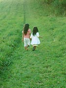 Taking a walk at the Child's Garden